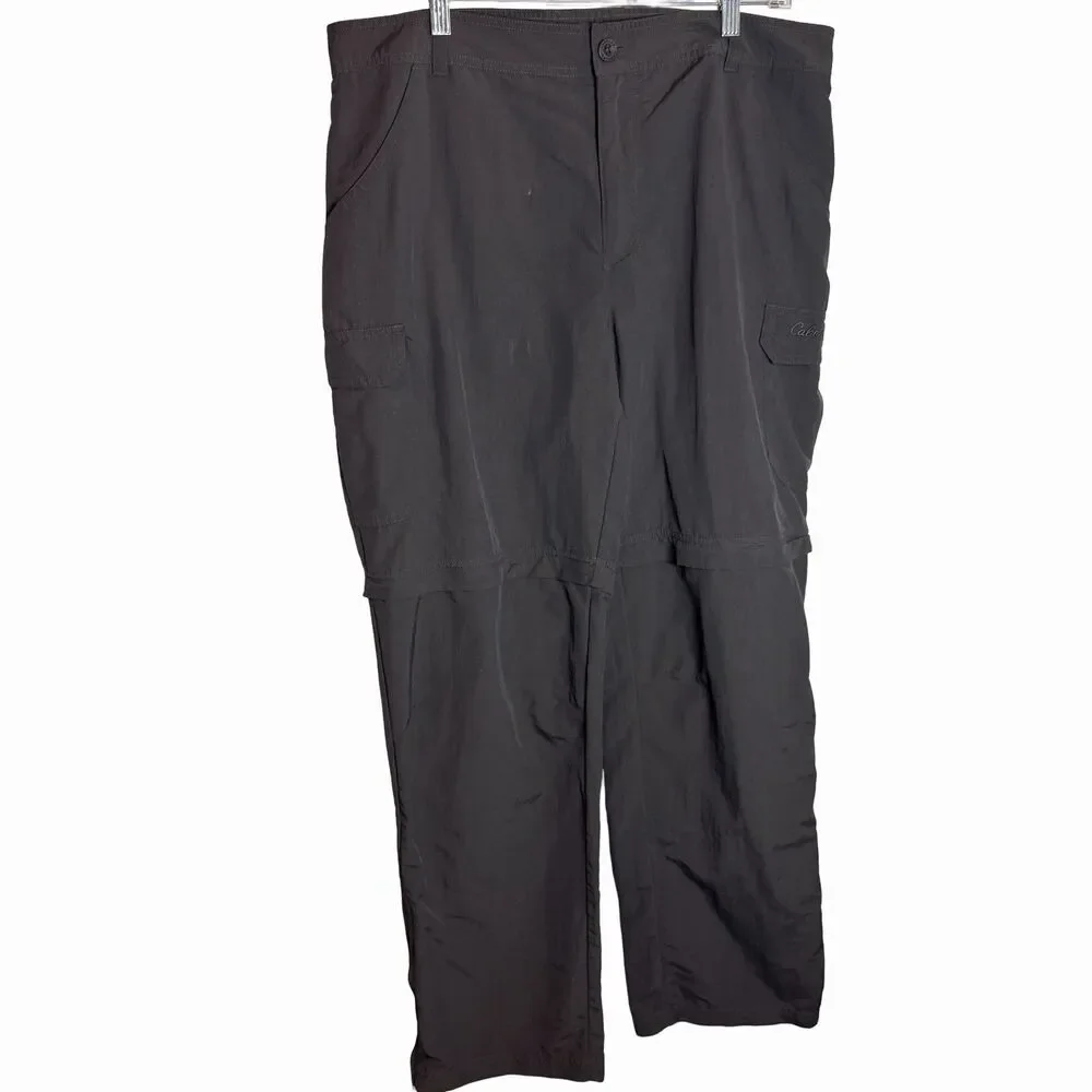 Cabela's Performance Convertible Utility Pants Men's 32 x 32 Dark Gray Hiking